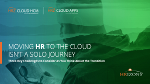 Moving HR to the cloud isn't a solo journey graphic