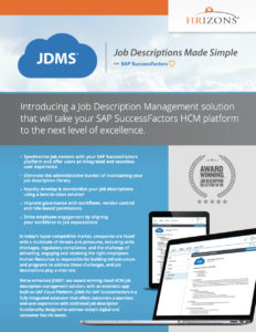 Job Descriptions Made Simple SAP SuccessFactors infographic